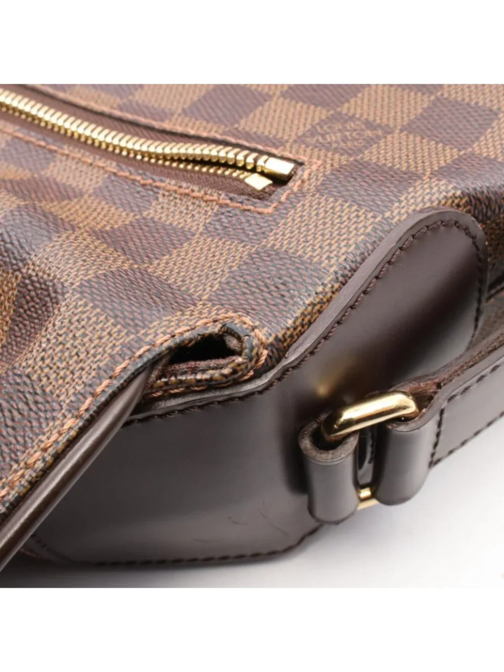 Louis Vuitton Shoulder Bag Spencer Damier Ebene Leather